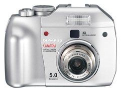 Olympus C-5000 5MP Digital Camera w/ 3x Optical Zoom N3