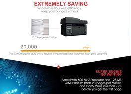 Pantum M6552nw Monochrome Wireless Laser Printer with Scanner and Copier N6