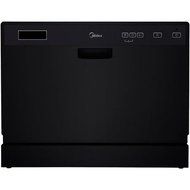 Midea 6-Place Setting Countertop Dishwasher BLACK