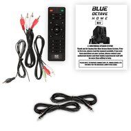 Blue Octave B22 Home 2.1 Powered Speaker System FM Tuner USB/SD Inputs and 2 Extension Cables N2