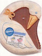 Wilton Country Goose Flamingo Swan Cake Pan (2105-2499, 1988) N2