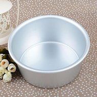 Kaifina 17CM*17CM*7.5CM Aluminum Baking Mould 6Inches Round Cake Bakeware Mold N2