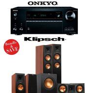 Onkyo TX-NR757 7.2-Channel Network A/V Receiver + Klipsch RP-250F + Klipsch RP-160M + Klipsch RP-250C + Klipsch...