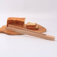 Beech wood Food meat Bread Clip wooden toast rack salad tools N4