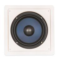 Blue Octave RW8 In Wall 8" Passive Subwoofer Speaker Home Theater Sub and Amplifier N4