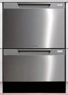 Fisher Paykel DD24DCTX6v2 Tall Double Dishwasher Drawer - Stainless Steel with Recessed Handle