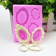 GogoForward Silicone Frame Shape DIY Baking Mold Decorating Cake Fondant Paste Mold N2