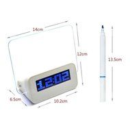 2015 Novelty Message Board Digital Timer Alarm Temperature Calendar LED Blue Light Modern Gifts Clock iG-40111 N2