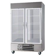 Beverage-Air HBF44-1-G 47" Horizon Series Two Section Glass Door Reach-In Freezer 44 cu.ft. Capacity Stainless...