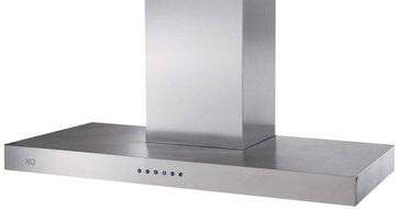 XO XORI36S Fabriano Collection 36" 600 CFM Low Profile Island Hood in Stainless Steel, Stainless