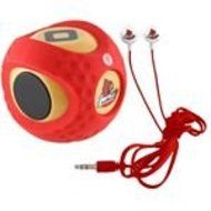 ~NEW~ Ihip Louisville Cardinals Jam-ball portable Speaker &amp; Earphones N2