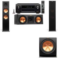 Klipsch RP-280F Tower Speakers-RP-250C-R-112SW-3.1-Denon AVR-X4100W