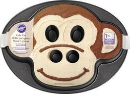 Wilton Non-Stick Monkey Shaped Cake Pan