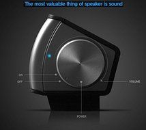 Royche MUSES MIDAS 2.0 Luxury Black Matallic Soundbar Speaker H.Q Chipset (for PC) N5