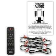 Acoustic Audio AAT1000 Tower 5.1 Home Theater Speaker System 1000 Watt with 8" Powered Sub N2