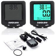 LCD Waterproof Digital with Backlight Bicycle Computer Odometer Speedometer Clock Stopwatch Bike Computer Bicycle... N4