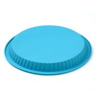 Silicone Mould Baking Pan Cake Mold Pan Muffin Chocolate Pizza Baking Tray 8&quot; N2