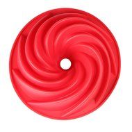 Freshlove Silicone Fluted Mold Bunt Pan-spiral (10*59 Inch) N2