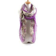 Banggood Womens Bohemian Retro Style nice Pattern Long Beach Shawl Scarf N2