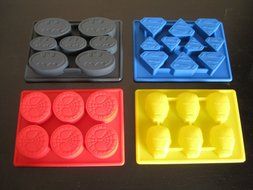 Spiderman Batman Superman Ironman Birthday Cake Pan Candy Mold Tray Set N7