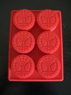 Spiderman Batman Superman Ironman Birthday Cake Pan Candy Mold Tray Set N9