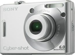 Sony Cybershot DSCW30 6MP Digital Camera with 3x Optical Zoom N7