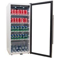 EdgeStar 8.6 Cu. Ft. Commercial Beverage Merchandiser - White and Stainless Steel N2
