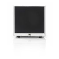 JBL Sub 100 White 10-Inch Powered Subwoofer with High-Efficiency Class D Amplifier (White) N3