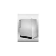 5.1 cu. ft. Stainless Steel Built-in Refrigerator/Freezer w/ Dual Evaporator CT66BCSS by Summit