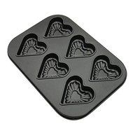 YOFAN Steel Nonstick 6-Cavity Cake Pan , Cake Mold (BEARS) N6