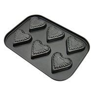 YOFAN Steel Nonstick 6-Cavity Cake Pan , Cake Mold (BEARS) N7