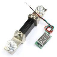 RioRand 0.36" Mini 0-300A DC Current Amp Meter Digital Ammeter Panel Yellow LED+Amperage Shunt N3