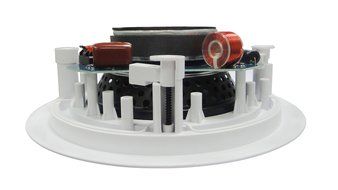 82W Silver Ticket In-Wall In-Ceiling Speaker with Pivoting Tweeter (8 Inch in-wall) N14