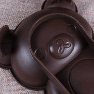 ASSIS Brown Rilakkuma Silicone Cake Mold Baking Biscuits DIY Holiday Gifts Home Baked Chocolate Chip Cookies Baking... N4