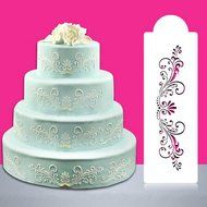 GogoForward Powdered Sugar Cake Spray Mold Screen Printing Mold DIY Bakeware (Love Model) N7