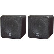 Pyle PCB4BK 4?&euro; Bookshelf Speakers Black 200W Max Mini-Cube Pair Consumer Electronics