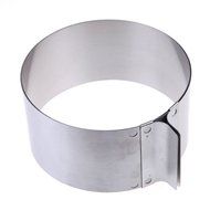 Chinatera Stainless Steel Round Circle Cookie Fondant Cake Mold Baking Ring Mould N3