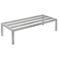 FocusFoodService FADR422412 42 in. L x 24 in. W x 12 in. H Standard Duty Aluminum Dunnage Rack