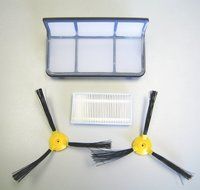 Authentic Infinuvo&reg; Maintenance Kit for Hovo 600, 620, 630, 650 and 660 Robotic Vacuum Cleaners, 1 HEPA filter...