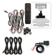 Theater Solutions TS514 Home Theater 5.1 Speaker System Bluetooth USB FM and 4 Extension Cables N2