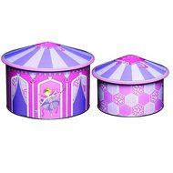 13.5cm &amp; 18.5cm Miniamo 'fluttercup' Set Of 2 Cake Treat Tins
