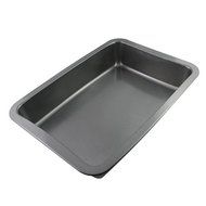 Large Rectangular Cake Pans Baking Tray Stainless Steel Non-Stick Roasting Sheet Steam Table Anti-Jam Pan Tray... N5