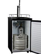 Kegco K199B-G Guinness&reg; Dispensing Kegerator with Black Cabinet and Door N5
