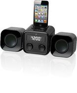 GPX HM102B Compact Home Music System with AM/FM Radio and MP3 Dock Connector N4