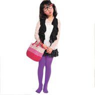 Banggood Kids Girl Stockings Velvet Dance Candy Color Pantyhose Cute N6
