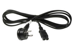 SF Cable, 6 ft 18 AWG 2-Slot Polarized Right Angle Power Cord (IEC320 C7 to NEMA 1-15P) N4
