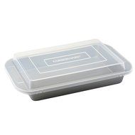 Farberware Nonstick Bakeware 9-Inch x 13-Inch Rectangular Cake Pan, Gray N8