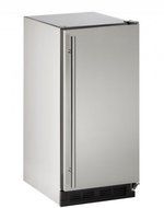 U-Line UBI1215SOD00B UBI1215SOD00B 15" Outdoor Series Outdoor Crescent Ice Maker with 25 lbs: Stainless Steel