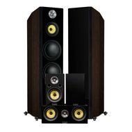 Fluance Signature Series Hi-Fi 5.0 Surround Sound Home Theater Speaker System Including Three-way Floorstanding... N9