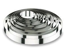 Lacor-68512-ROUND CAKE RING 12x4,5 CM.- STNLS